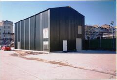 Soundproof plant enclosures at Warrior Square.